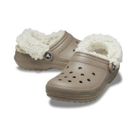 Classic Clog Fleece Lined Marrón