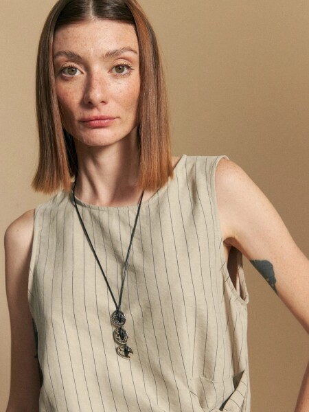 BLUZA ALLIE PULSO TOSTADO