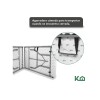 Mesa plegable 2.4m Portátil Jardín Camping Exterior Comedor Mesa plegable 2.4m Portátil Jardín Camping Exterior Comedor