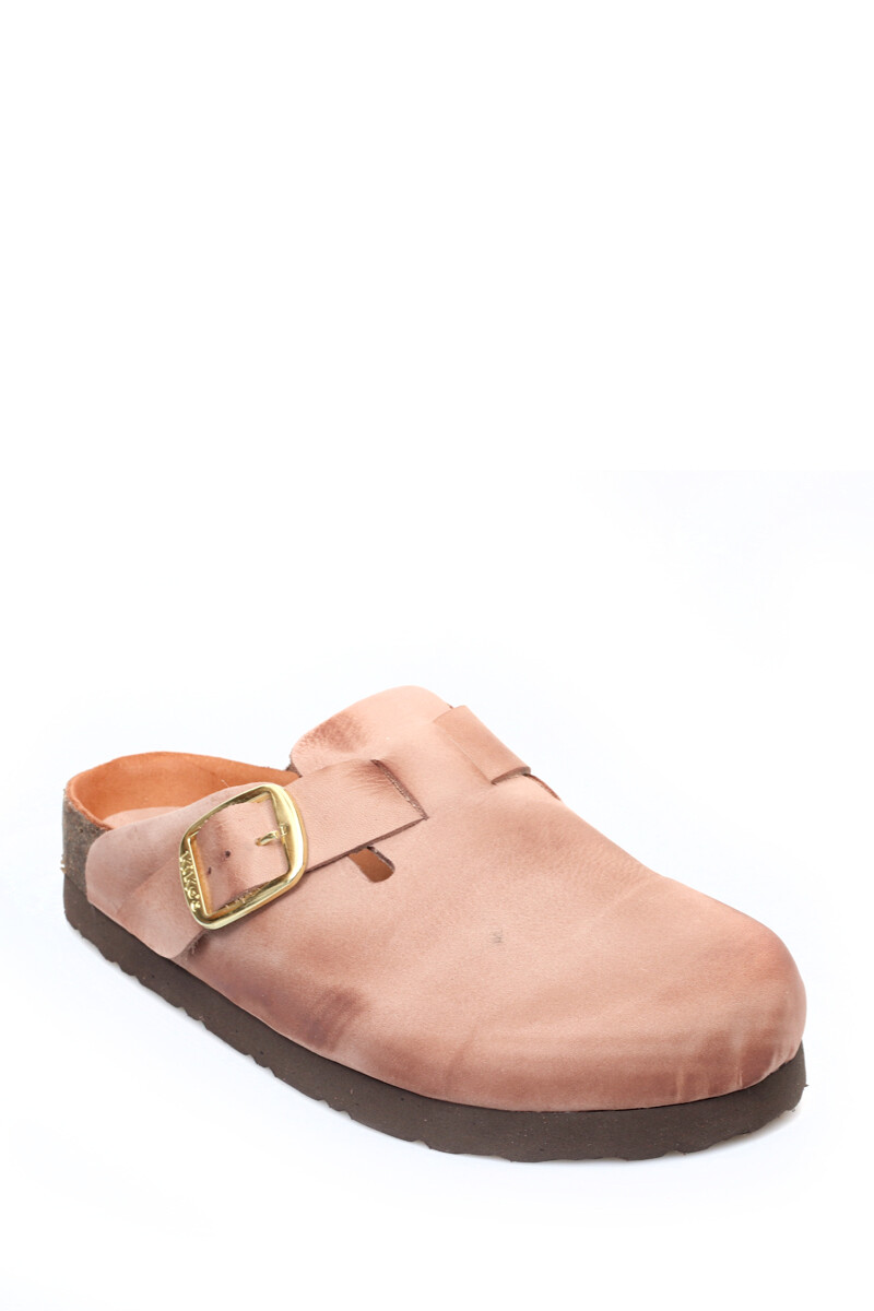 Zueco liso Aspen Taupe