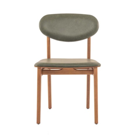 SILLA DE COMEDOR CUERO-Y-MADERA GIULIA