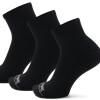 Medias Core HC Quarter 3 Pack Unisex Black