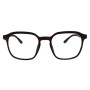 Lentes 2 en 1 De Tr90 Cuadrado Chilli Beans Marrón/Marrón
