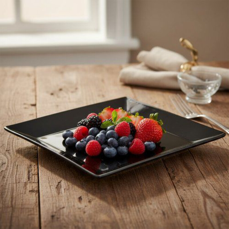 Juego de platos de postre cuadrados Oxford - 6 piezas Juego de platos de postre cuadrados Oxford - 6 piezas