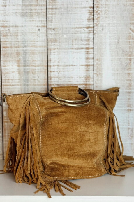 Cartera Mare Flecos Cuoio King