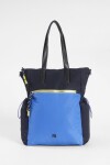 Mochila shopper bolsillos azul marino