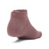 UA Essential Low Cut 3pk-PNK BRN-651