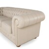 Sillón 100% Cuero - 3 Cuerpos - Chesterfield Arena