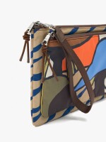 Bolsa Multiusos Estampada De Nylon multicolor