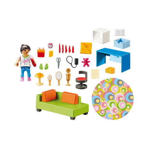 Dormitorio Adolescente Playmobil 43 Piezas U