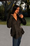 Corset Shirt Negro