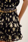 FALDA MININA SHORT LUREX Negro