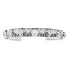 Brazalete Pune- Plata 925 rodinada-Piedra Luna-BR2020 conpiedra