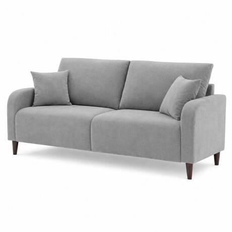 CONJUNTO SOFÁ SILLÓN SCOTT LIVING 2 CUERPOS + 3 CUERPOS GRIS