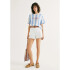 SHORTS FEM BEGE CLARO