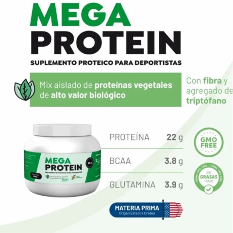 Suplemento vegano Mega Protein 800g Suplemento vegano Mega Protein 800g