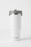 Botella mug térmica de acero inoxidable blanco
