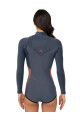 Hyperfreak Dama 2mm - Chest Zip - LS Springsuit - Gris Hyperfreak Dama 2mm - Chest Zip - LS Springsuit - Gris