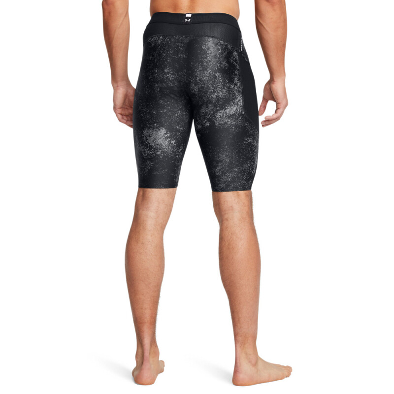 UA HG IsoChill Prtd Lg Sts-BLK BLK-002