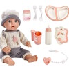 Bebote reborn muñeca 41 cm. con accesorios GREY Bebote reborn muñeca 41 cm. con accesorios GREY