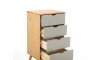 Mesa De Luz 4 Cajones Madera Maciza - Linea Dublin Mesa De Luz 4 Cajones Madera Maciza - Linea Dublin