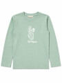 REMERA POSITIVE BLOOM VERDE GRISACEO