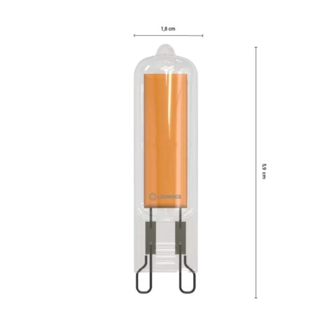 LAMPARA LED LEDVANCE OSRAM G9 3,5W Lámpara LED LEDVANCE OSRAM G9 3,5W Luz Cálida