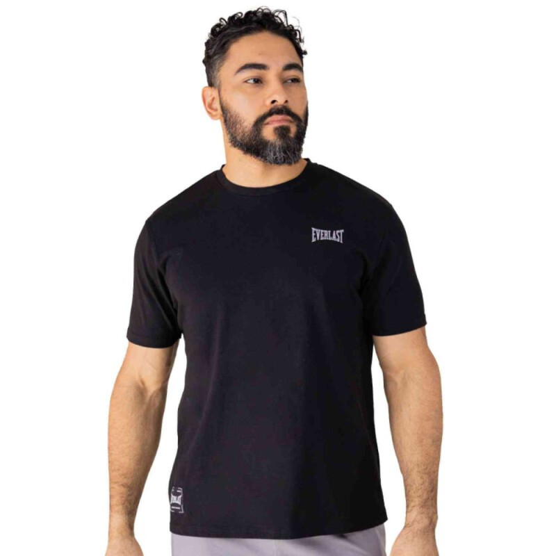 TSHIRT MEN POLY EVERLAST 1910 WT M6 BLACK