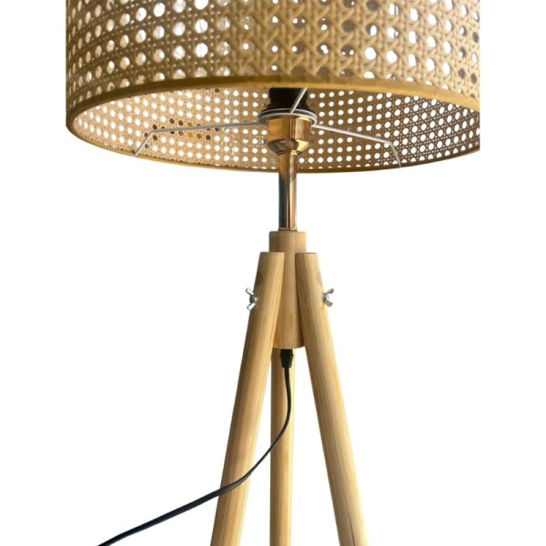 LAMPARA DE PIE - SIMIL RATAN LAMPARA DE PIE - SIMIL RATAN