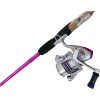 Caña Okuma Steeler Combo Caña + Reel + Tanza 1,65 Mts Fucsia