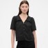 V-SS VNK RUFFLE LACE TOP BLACK 22