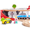 Pista de tren Juego de Bloques de Construcción Tren de Ciudad Hape Pista de tren Juego de Bloques de Construcción Tren de Ciudad Hape