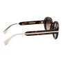 Lentes de sol De Acetato Redondo Premium Gradiente Marón/Tortuga