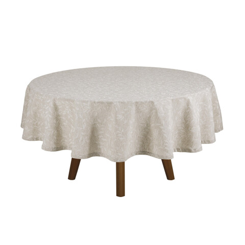 Mantel Redondo Lino Clean Dohler 200 cm PAULINE
