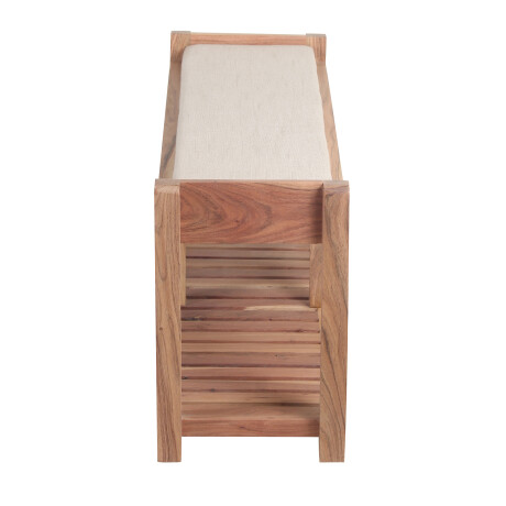 PIE DE CAMA MADERA-ACACIA NATURAL-BEIGE LAUTARO