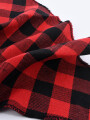 BANDANA MASCOTA CUADROS ROJO