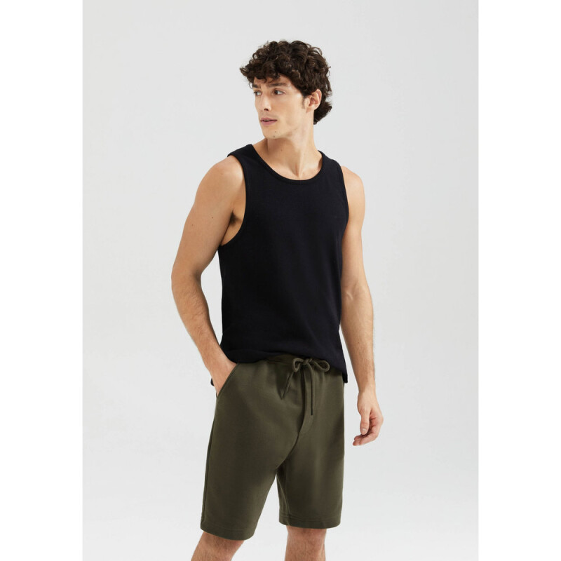 BERMUDA MASC CINZA ESCURO