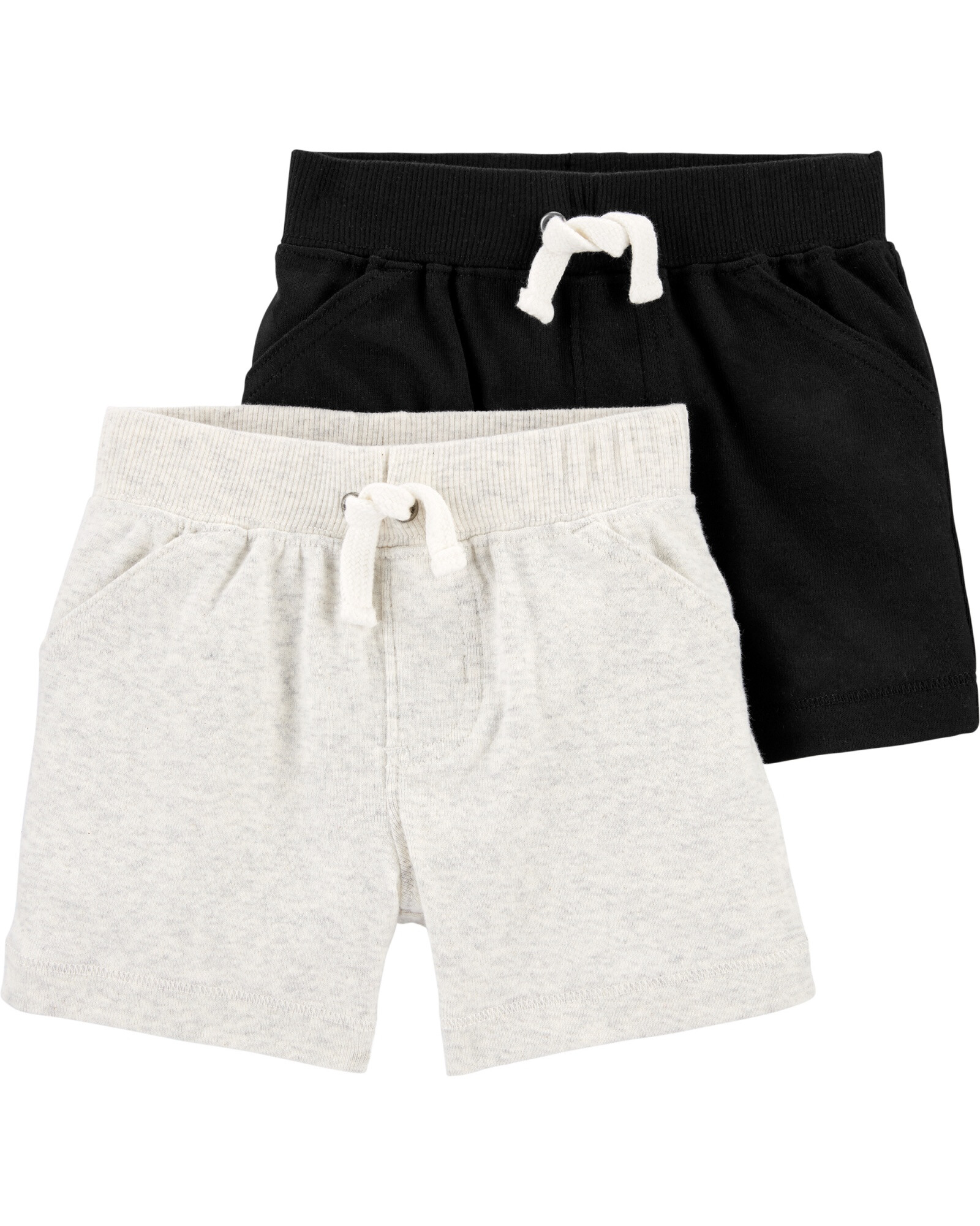 Pack dos shorts de algodón con cordón Sin color