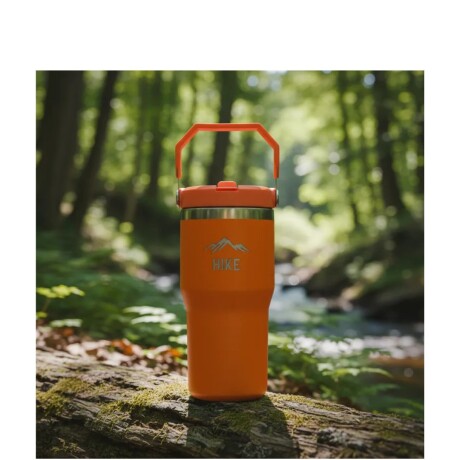 Termo Grip 590 ML Hike Color Naranja