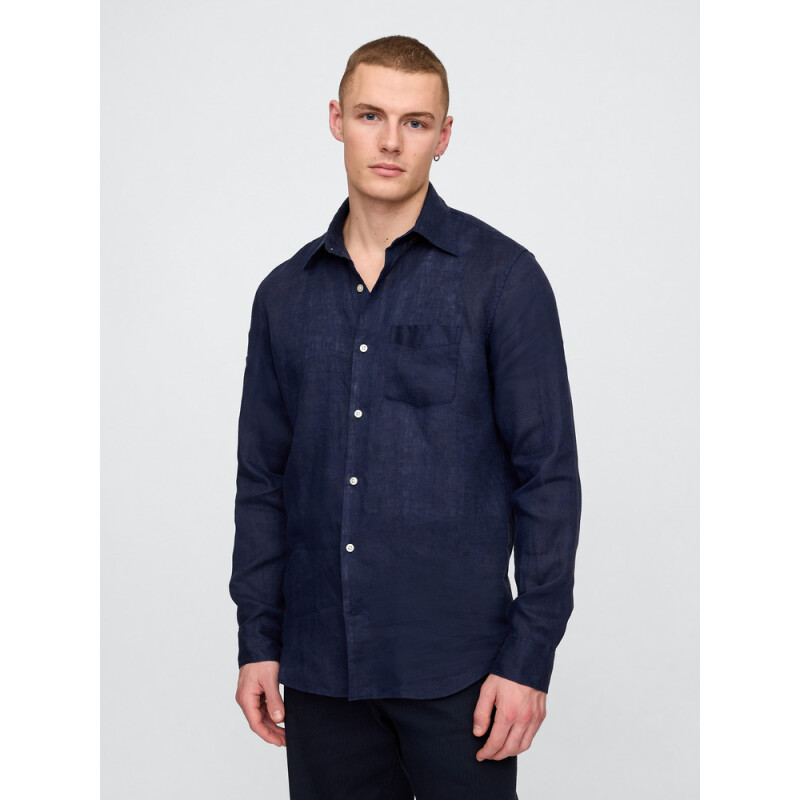 LS LINEN NAVY UNIFORM