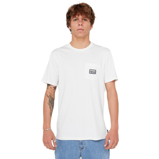 Remera Rip Curl Sportline Badge Ss Tee - Blanco Remera Rip Curl Sportline Badge Ss Tee - Blanco