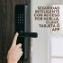 Cerradura Inteligente Biométrica Tuya Smart Electronica Wifi Color Negro
