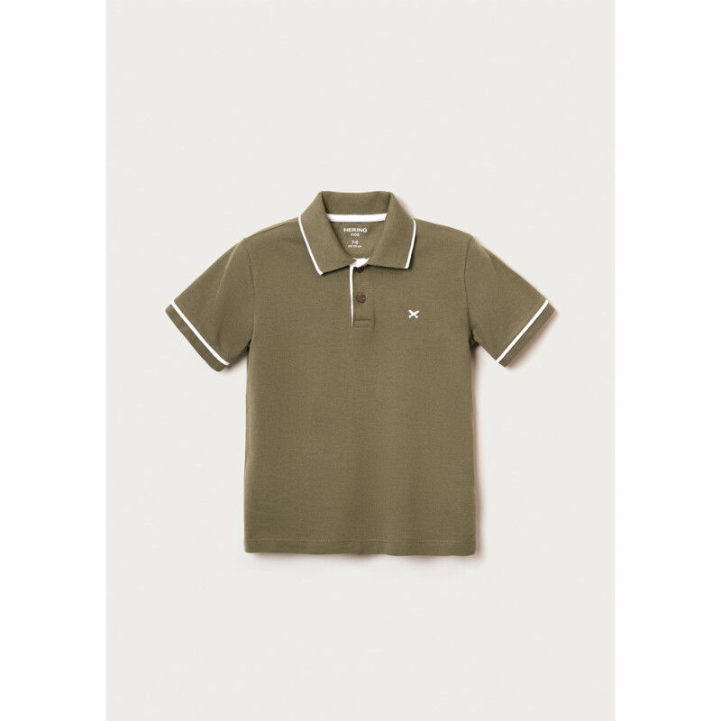 CAMISA POLO MM MASC OLIVA MEDIO