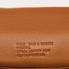 Bandolera Soft en cuero graneado Marron