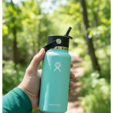 Botella 32 Oz (946ml) Wide flex straw cap Hydro Flask Dew