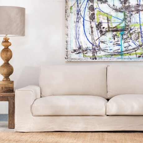 Sillón Cannes 3 Cuerpos Crudo U