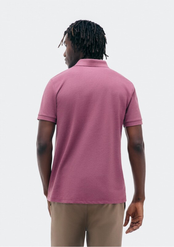 CAMISA POLO MM MASC ROXO MESCLA