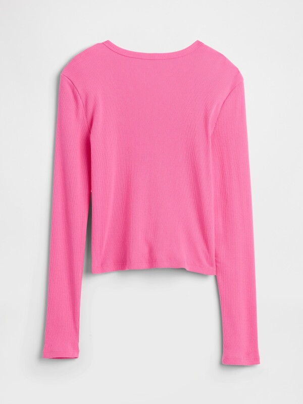 V-LS RIB TEE LOVE LETTER