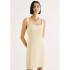 VESTIDO CURTO FEM AMARELO CLARO