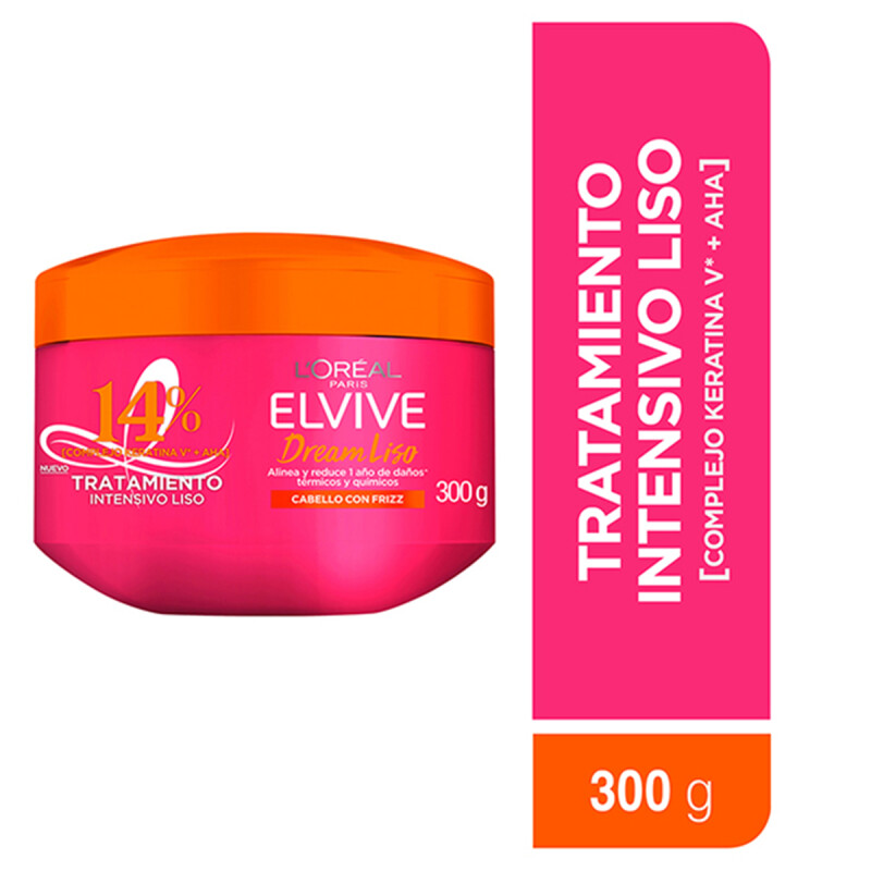 Mascarilla L'oreal Paris Elvive Dream Liso 300 Ml. Mascarilla L'oreal Paris Elvive Dream Liso 300 Ml.